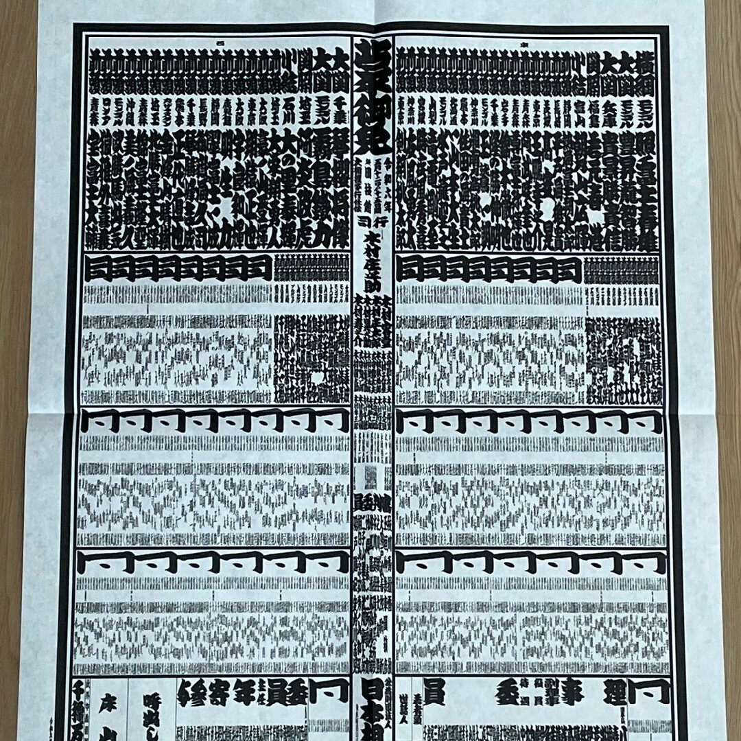 令和６年５月場所番付表 チケットのスポーツ(相撲/武道)の商品写真