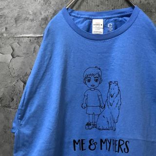 Hanes - MYPIERS コリー USA輸入 犬 イヌ オーバー Tシャツ