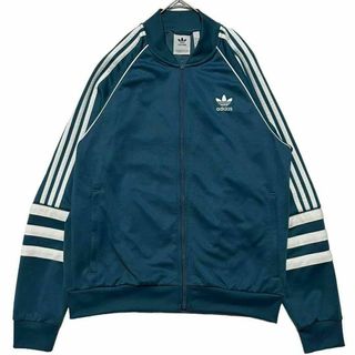 1856 美品 adidas トラックジャケット オーセンティック ブルー L