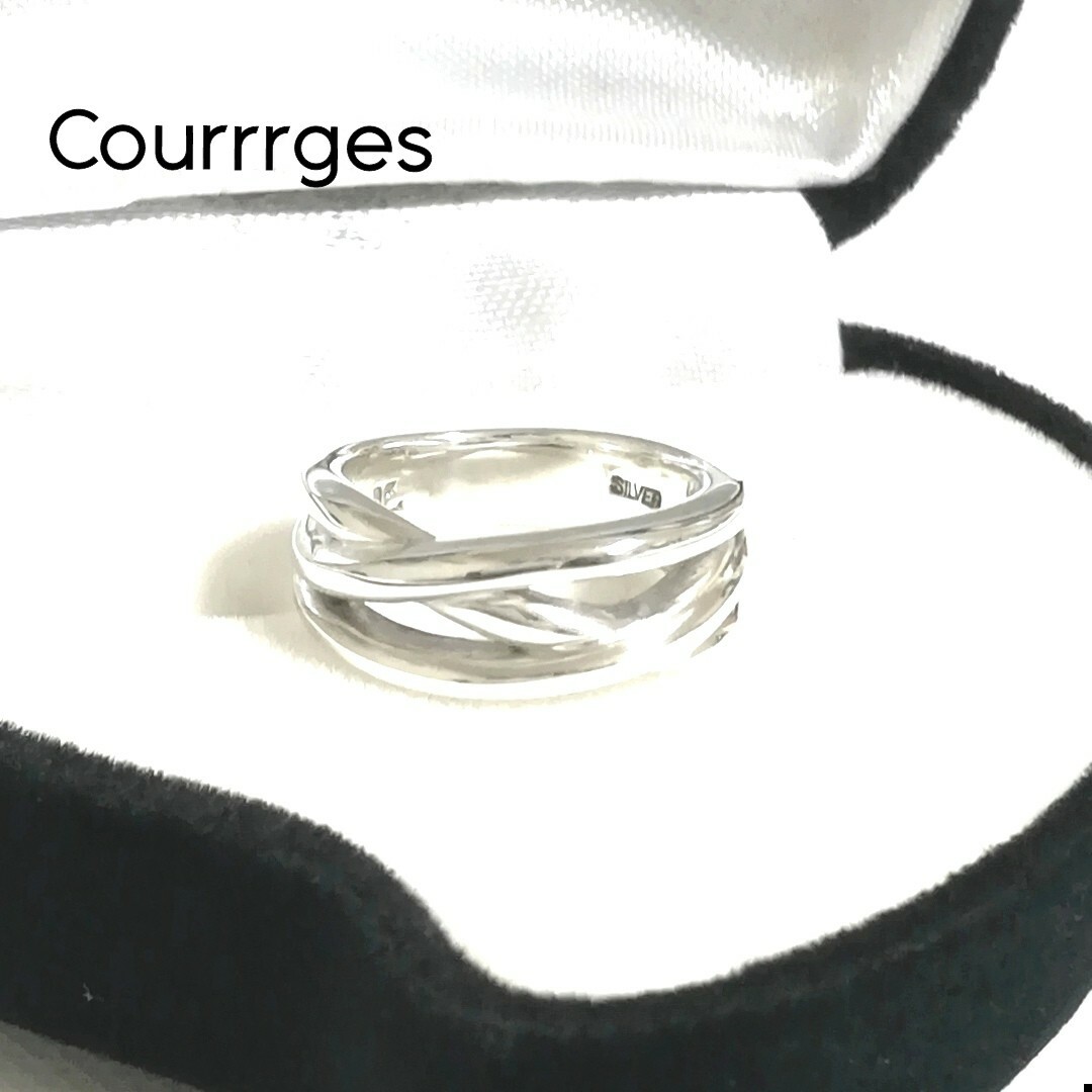 Courreges(クレージュ)の(美品) クレージュシルバーピンキーリング2.5号 レディースのアクセサリー(リング(指輪))の商品写真