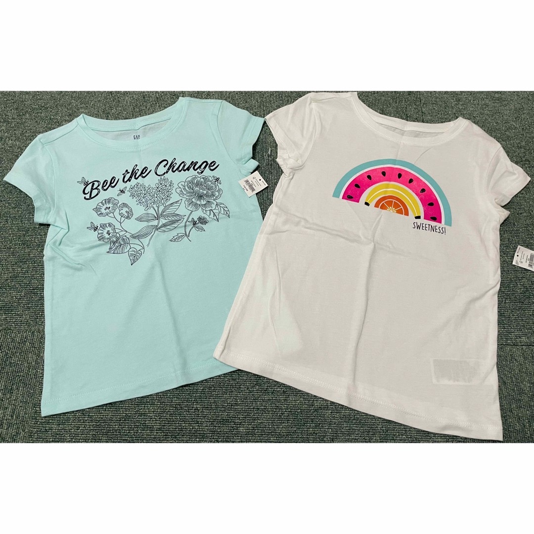 GAP Kids(ギャップキッズ)のGAP kid 新品 タグ付 Tシャツ 半袖 110 キッズ/ベビー/マタニティのキッズ服男の子用(90cm~)(Tシャツ/カットソー)の商品写真