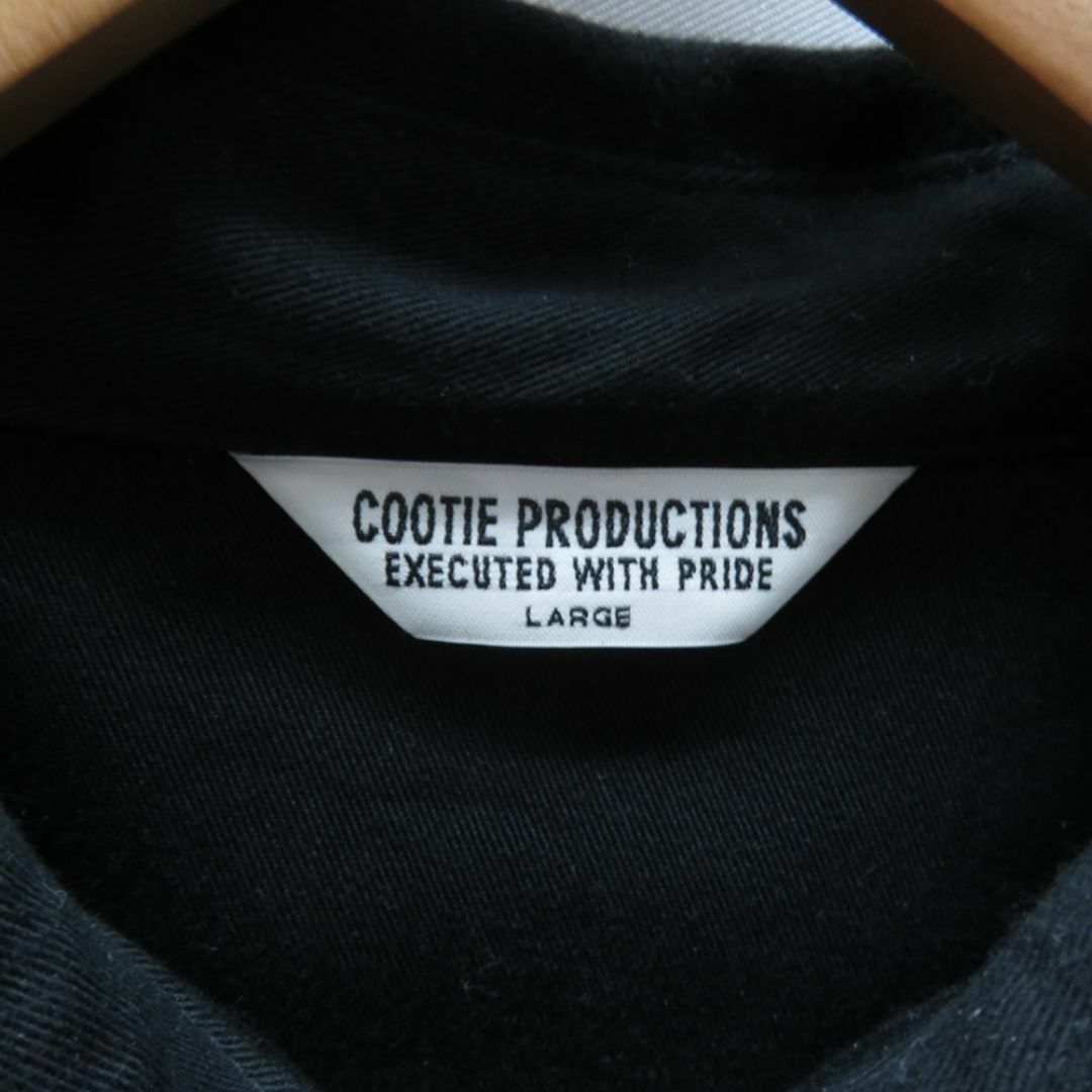  COOTIE 23ss T/W WORK JACKET BLACK Size-L メンズのジャケット/アウター(その他)の商品写真