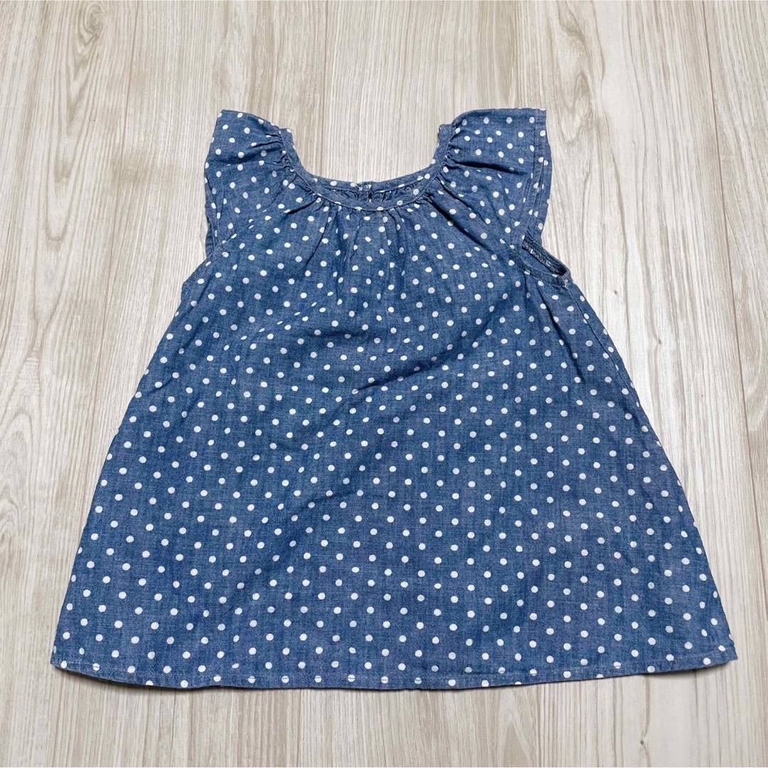 babyGAP(ベビーギャップ)のBaby gap   チュニックワンピース  レース  80cm  3点セット キッズ/ベビー/マタニティのベビー服(~85cm)(ワンピース)の商品写真