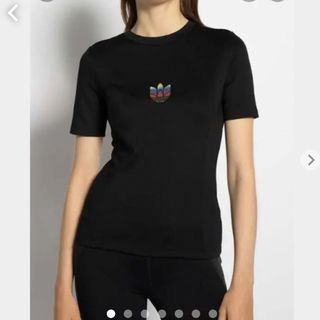 アディダス(adidas)のadidas アディダス　レディース　半袖　トップス　Tシャツ　黒 春　夏　速乾(Tシャツ(半袖/袖なし))