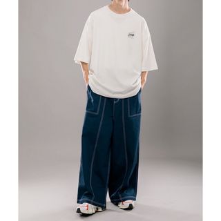 【美品】kutir ステッチワイドパンツ 完売品(その他)