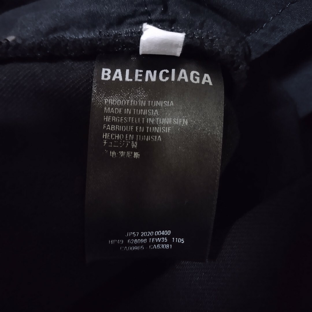 Balenciaga(バレンシアガ)のBALENCIAGA バレンシアガ ハイウエスト ワイドレッグ ジーンズ メンズのパンツ(デニム/ジーンズ)の商品写真