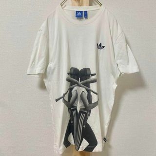 adidas - adidas アディダス　メンズ　半袖Tシャツ　ビックプリント　XL C2X