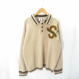  SON OF THE CHEESE 23aw SOTC PATCH KNIT BEIGE Size-L SC2320-KN03 (ニット/セーター)