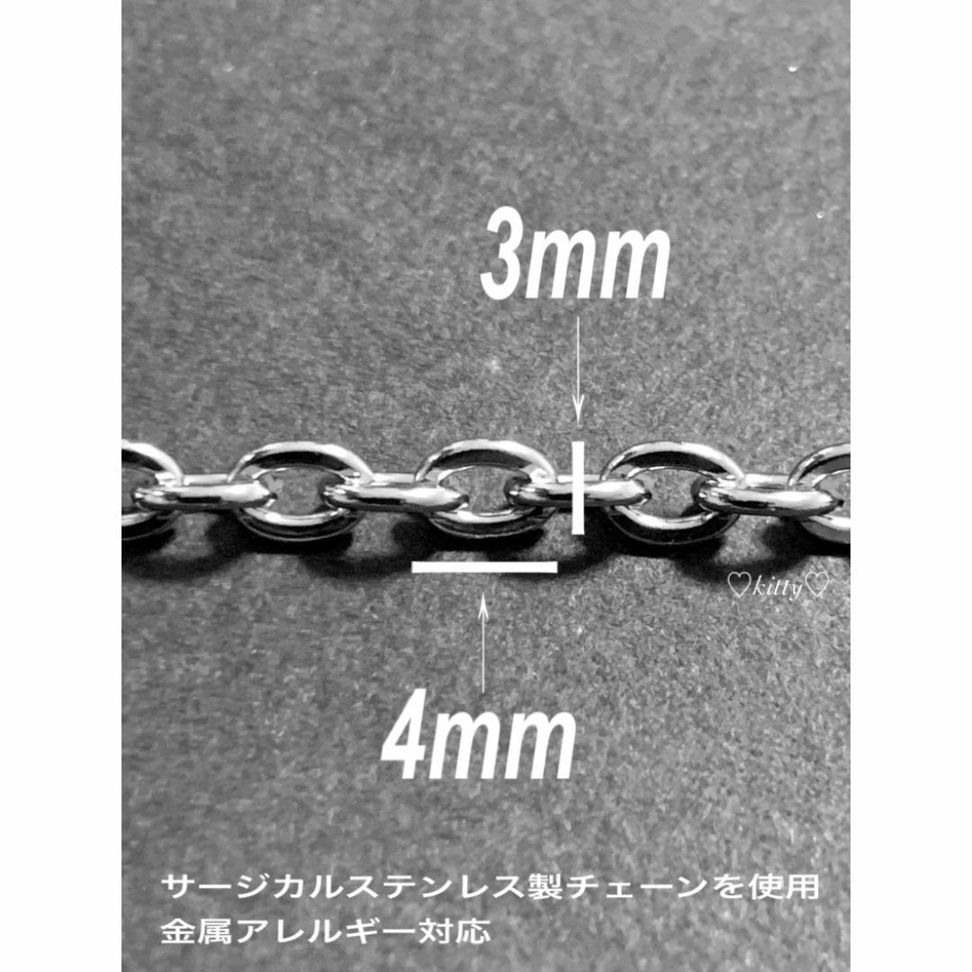 【コアチェーンネックレス BIGサイズ シルバー 55cm 1本】ステンレス メンズのアクセサリー(ネックレス)の商品写真