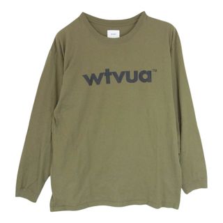 ダブルタップス(W)taps)のWTAPS ダブルタップス カットソー 21AW WTVUA L/S TEE  長袖 ロングスリーブ Tシャツ カットソー カーキ系 X 03【中古】(シャツ)