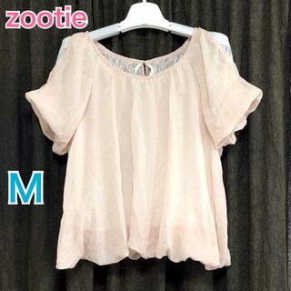 ズーティー(Zootie)の【zootie】レーススリット バルーンスリーブ ブラウス【イーザッカマニア】(シャツ/ブラウス(半袖/袖なし))