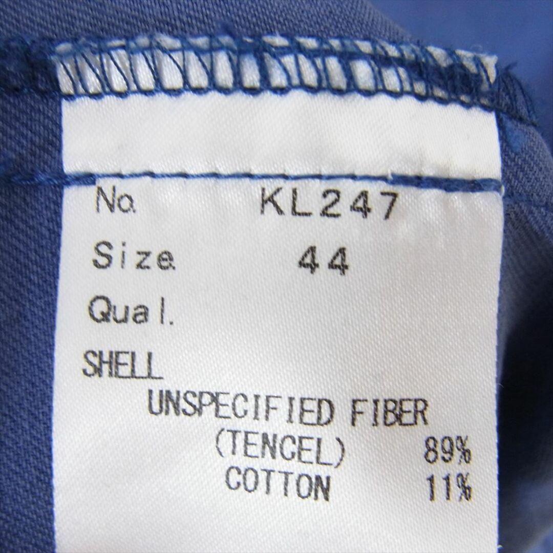 キディル KIDILL KL247 刺繍 オープンカラー シャツ 半袖 テンセル混合素材 ブルー系 44【中古】 メンズのトップス(シャツ)の商品写真