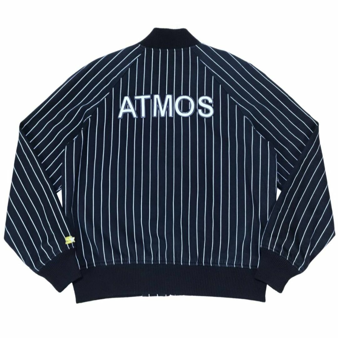 atmos(アトモス)のスターター製 ATMOS ストライプ入りZIPブルゾン Sサイズ メンズのジャケット/アウター(ブルゾン)の商品写真