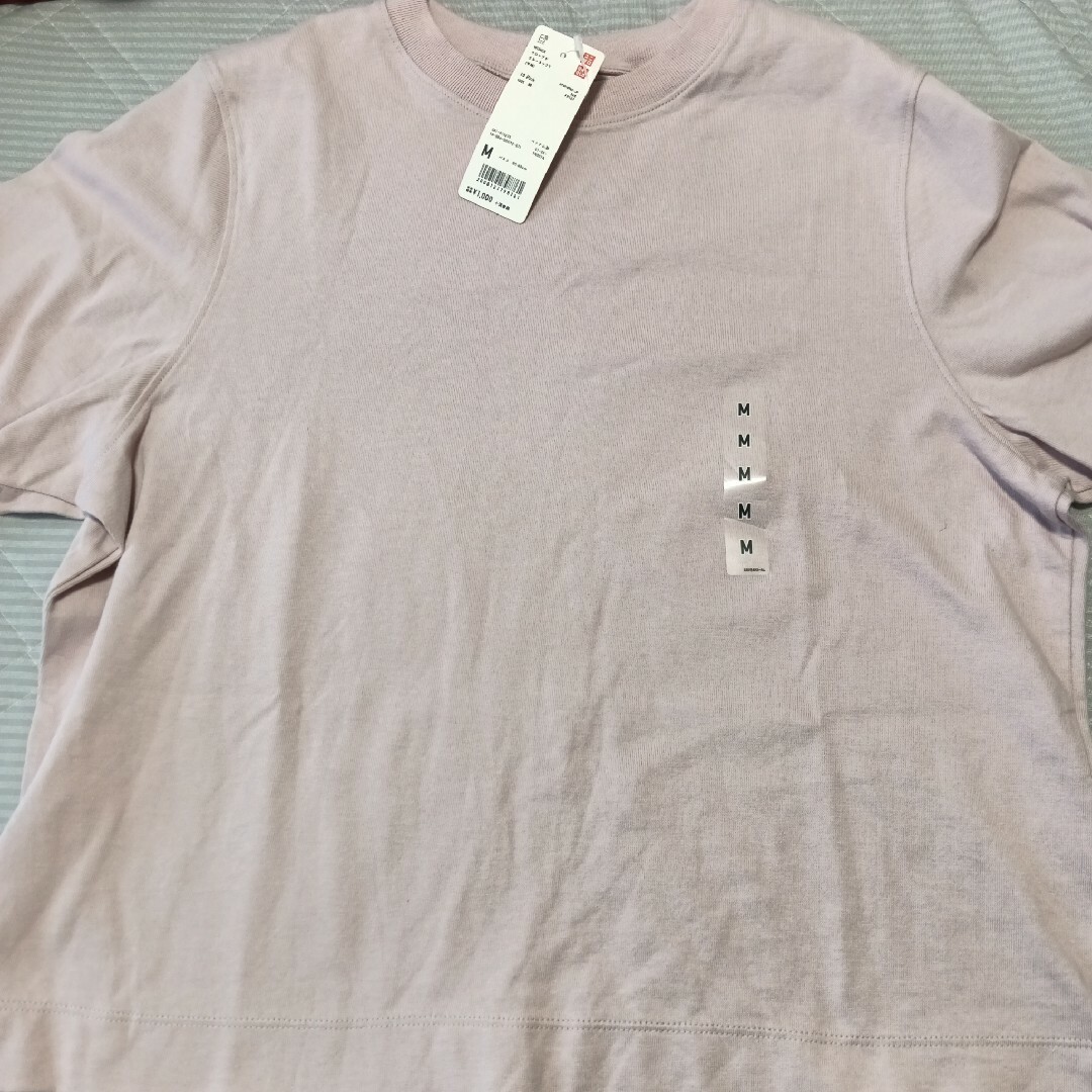 UNIQLO(ユニクロ)のユニクロ　クロップドTシャツ レディースのトップス(Tシャツ(半袖/袖なし))の商品写真