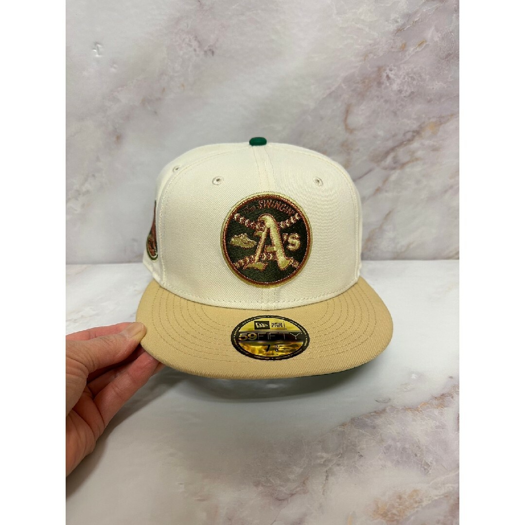 NEW ERA(ニューエラー)のNewera 59fifty オークランドアスレチックス ワールドシリーズ メンズの帽子(キャップ)の商品写真