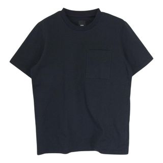 OAMC オーエーエムシー I024072 × Ron Herman ロンハーマン 別注 コットン クルーネック ポケット 半袖 Tシャツ ブラック系 XS【極上美品】【中古】(シャツ)