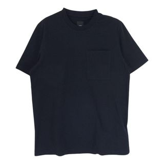 OAMC オーエーエムシー I024072 × Ron Herman ロンハーマン 別注 コットン クルーネック ポケット 半袖 Tシャツ ネイビー系 XS【中古】(シャツ)