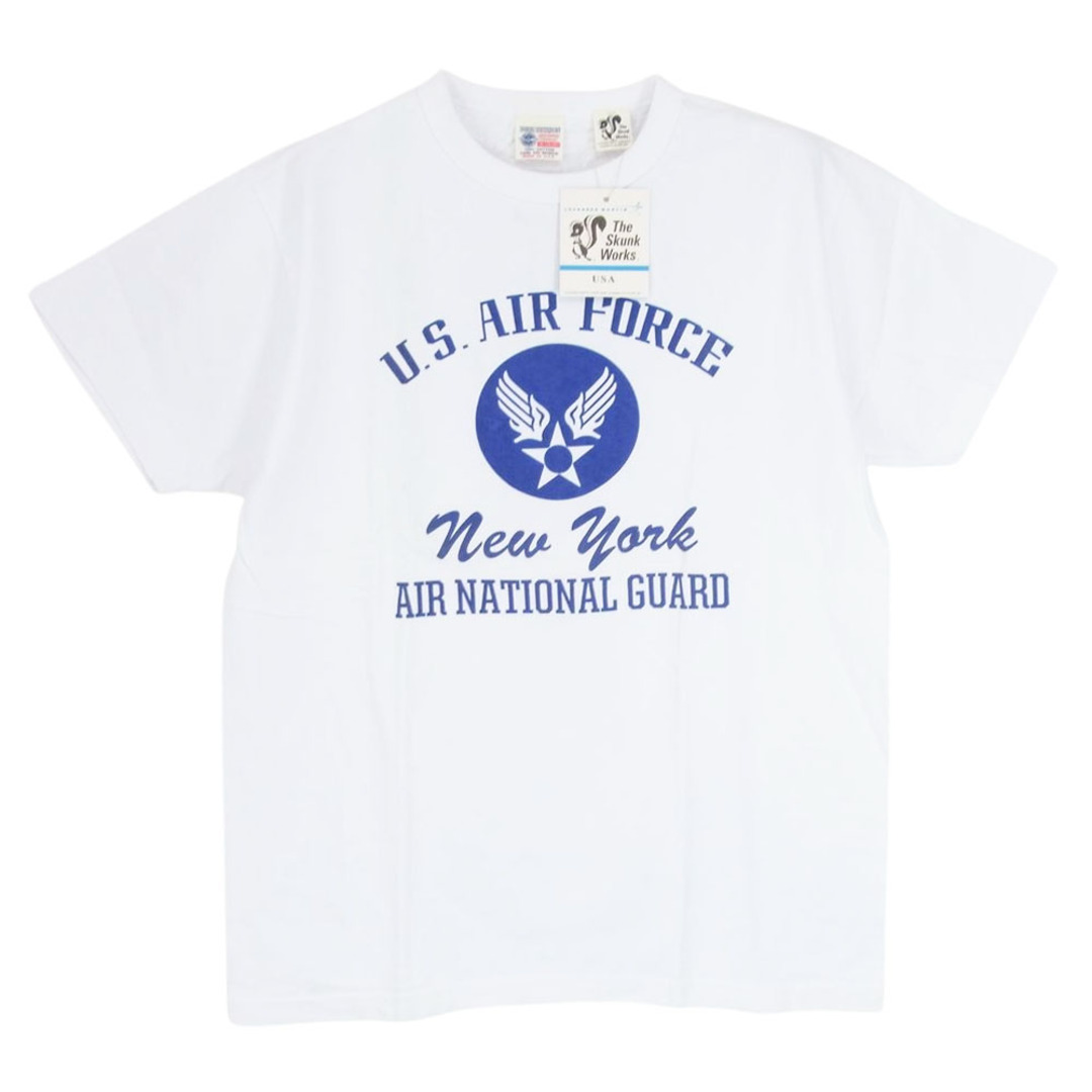 Buzz Rickson's(バズリクソンズ)のBuzz Rickson's バズリクソンズ BR76554 USAF NY AIR NATIONAL GUARD プリント Tシャツ ホワイト系 M【中古】 メンズのトップス(シャツ)の商品写真