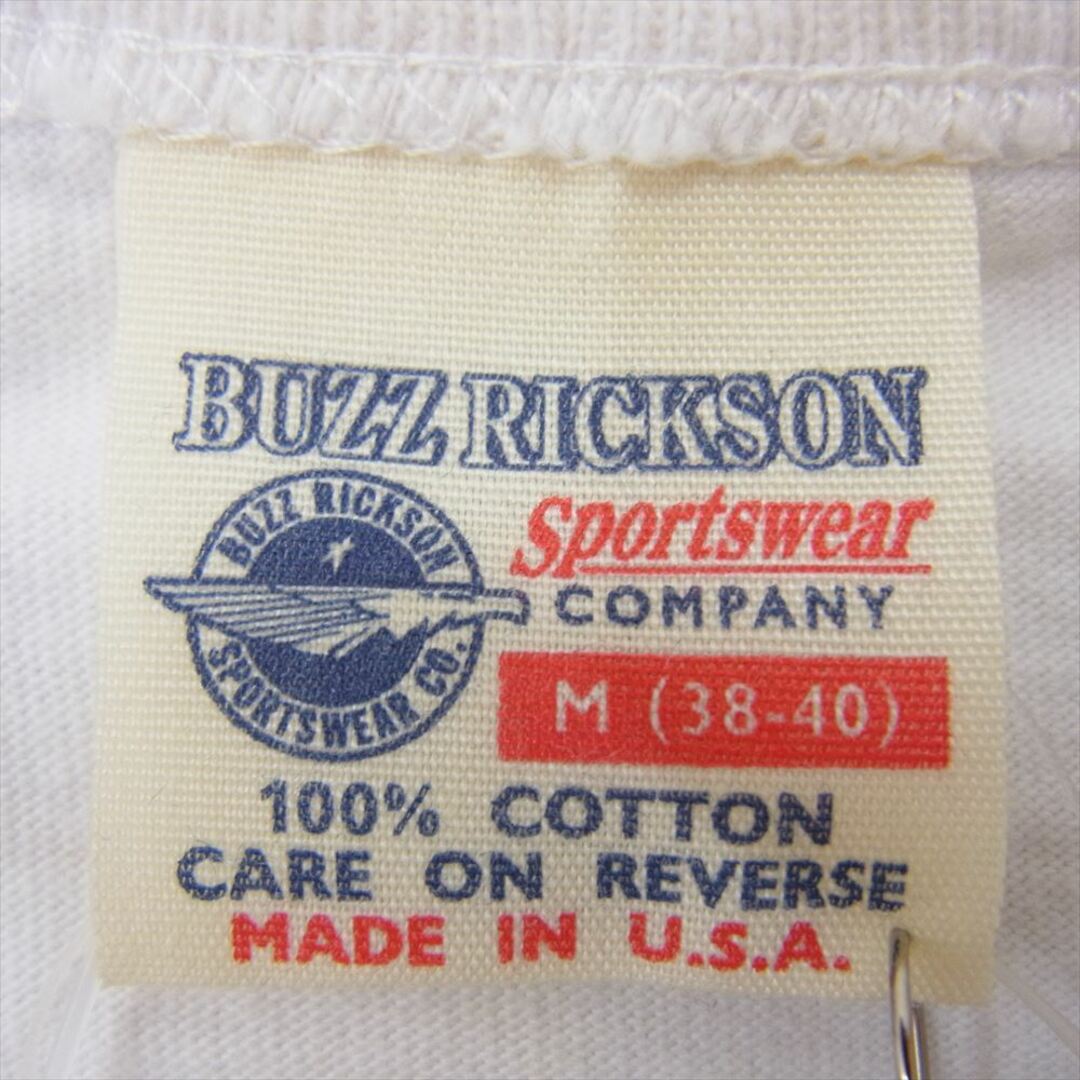 Buzz Rickson's(バズリクソンズ)のBuzz Rickson's バズリクソンズ BR76680 US ARMY 187th INFANTRY AIRBORNE Tシャツ ホワイト系 M【中古】 メンズのトップス(シャツ)の商品写真