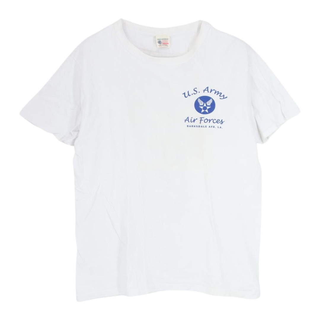 Buzz Rickson's(バズリクソンズ)のBuzz Rickson's バズリクソンズ USAF BARKSDALE AFB LA プリント Tシャツ ホワイト系 M【中古】 メンズのトップス(シャツ)の商品写真