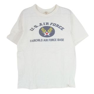 バズリクソンズ(Buzz Rickson's)のBuzz Rickson's バズリクソンズ Ｔシャツ FAIRCHILD AIR FORCE BASE プリント 半袖 Tシャツ オフホワイト系 M【中古】(シャツ)