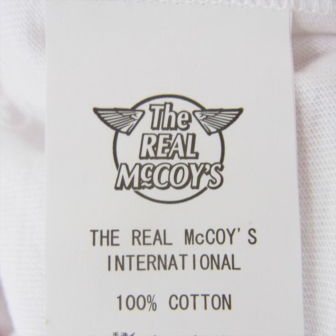 THE REAL McCOY'S(ザリアルマッコイズ)のThe REAL McCOY'S ザリアルマッコイズ 13 MILITARY T-SHIRT CAMP SHELBY プリント Tシャツ ホワイト系 S【新古品】【未使用】【中古】 メンズのトップス(シャツ)の商品写真