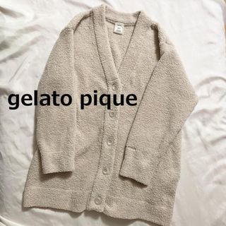 gelato piqueジェラートピケマタニティべビモコカーディガンBEG