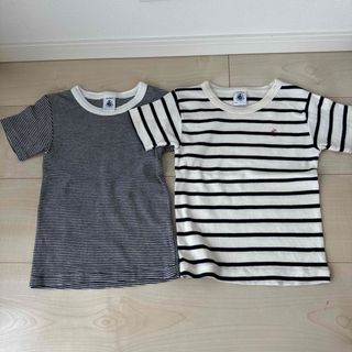 PETIT BATEAU - プチバトー　マリニエール柄半袖Tシャツ　86cm