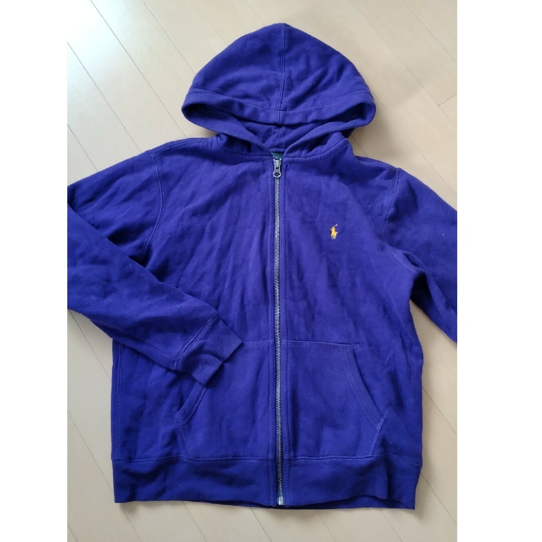 POLO RALPH LAUREN(ポロラルフローレン)の【美品】ラルフローレン　ジップアップ パーカー 　キッズL　150-160 キッズ/ベビー/マタニティのキッズ服男の子用(90cm~)(ジャケット/上着)の商品写真