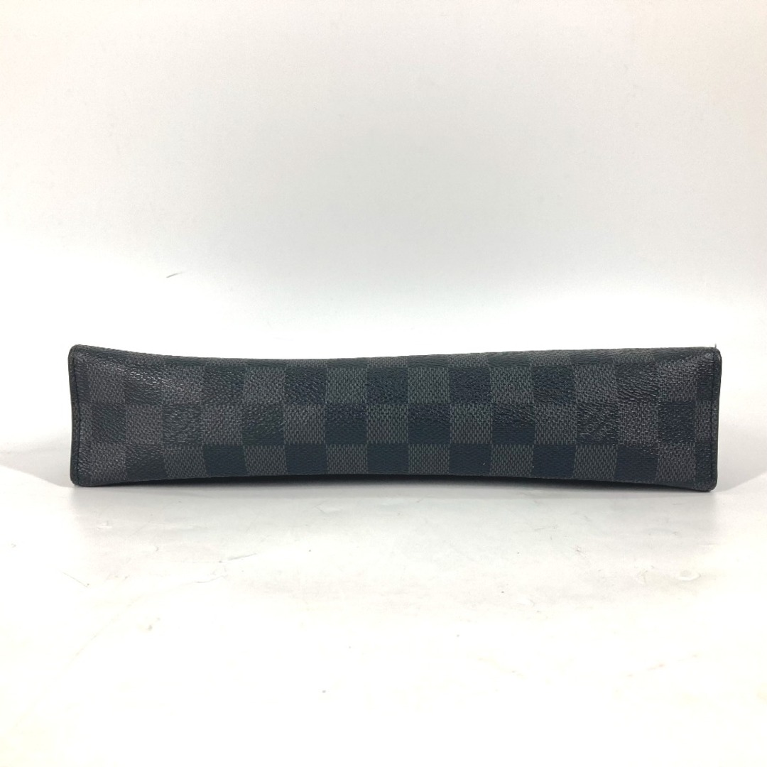 LOUIS VUITTON(ルイヴィトン)のルイヴィトン LOUIS VUITTON ポシェット・ヴォワヤージュ MM N41696 ダミエグラフィット セカンドバッグ カバン ポーチ クラッチバッグ ダミエグラフィットキャンバス ブラック メンズのバッグ(セカンドバッグ/クラッチバッグ)の商品写真