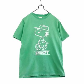 Champion - 【雰囲気抜群!!】チャンピオン スヌーピー プリントTシャツ 半袖 S 緑