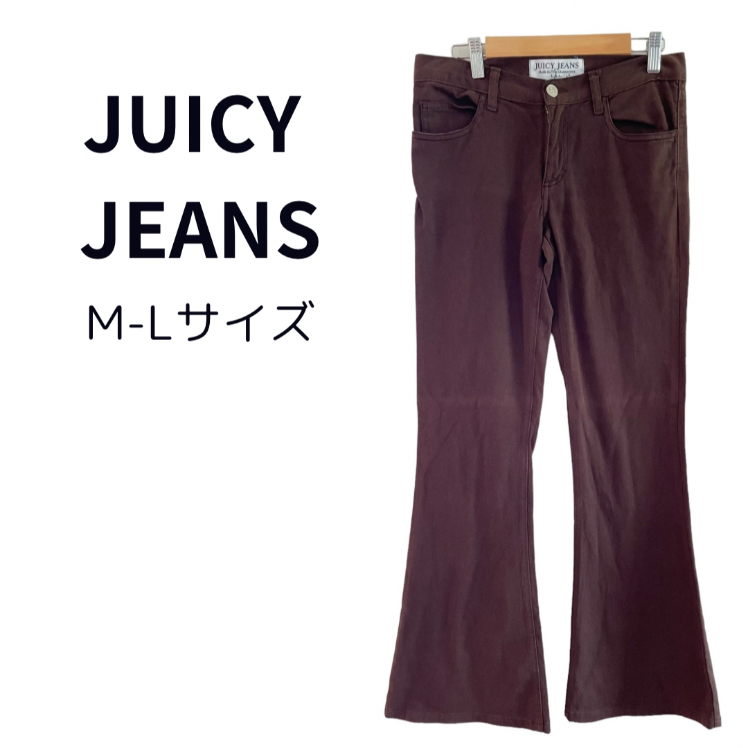 JUICY JEANS ジューシージーンズ ブラウン ブーツカット M L レディースのパンツ(デニム/ジーンズ)の商品写真