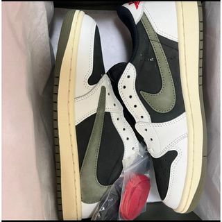 Travis Scott × Nike Air Jordan 1  Olive(スニーカー)