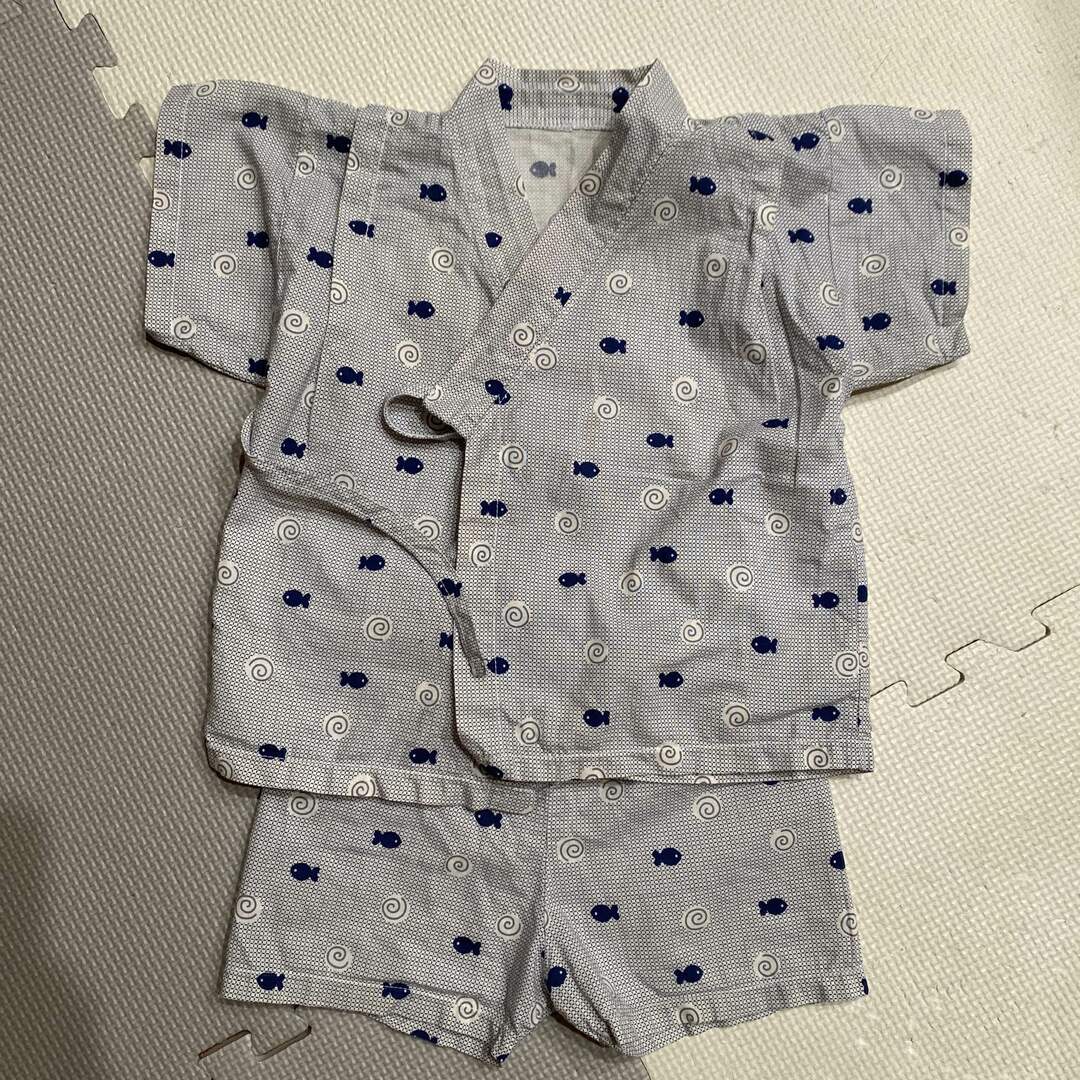 子供甚平 キッズ/ベビー/マタニティのキッズ服男の子用(90cm~)(甚平/浴衣)の商品写真