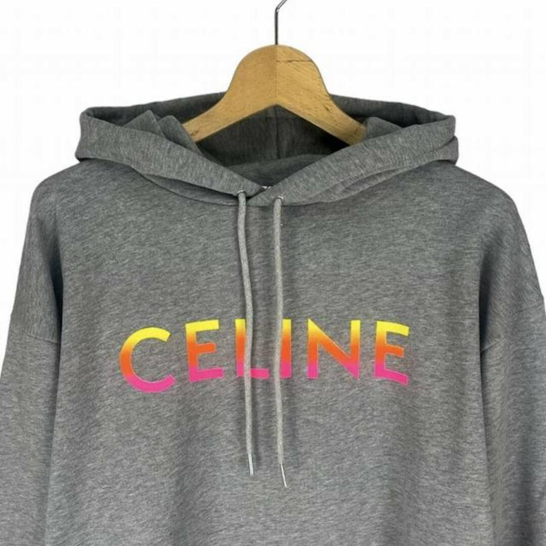 celine(セリーヌ)のCELINE 22AW グラデーション ロゴ プリント プルオーバー XL  メンズのトップス(パーカー)の商品写真