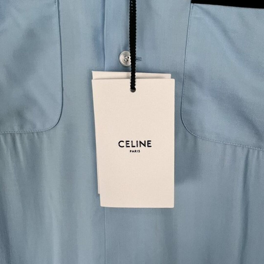 celine(セリーヌ)のCELINE 21SS ルーズボーリングシャツ 36 青 2C516852C メンズのトップス(シャツ)の商品写真