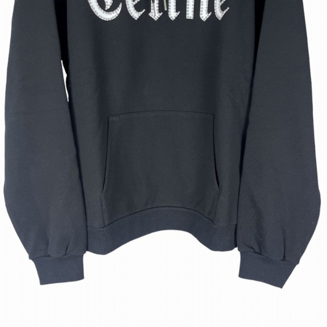 celine(セリーヌ)のセリーヌ CELINE GOTHIC HOODIE XL パーカー ブラック レディースのトップス(パーカー)の商品写真