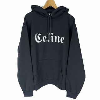 celine - セリーヌ CELINE GOTHIC HOODIE XL パーカー ブラック
