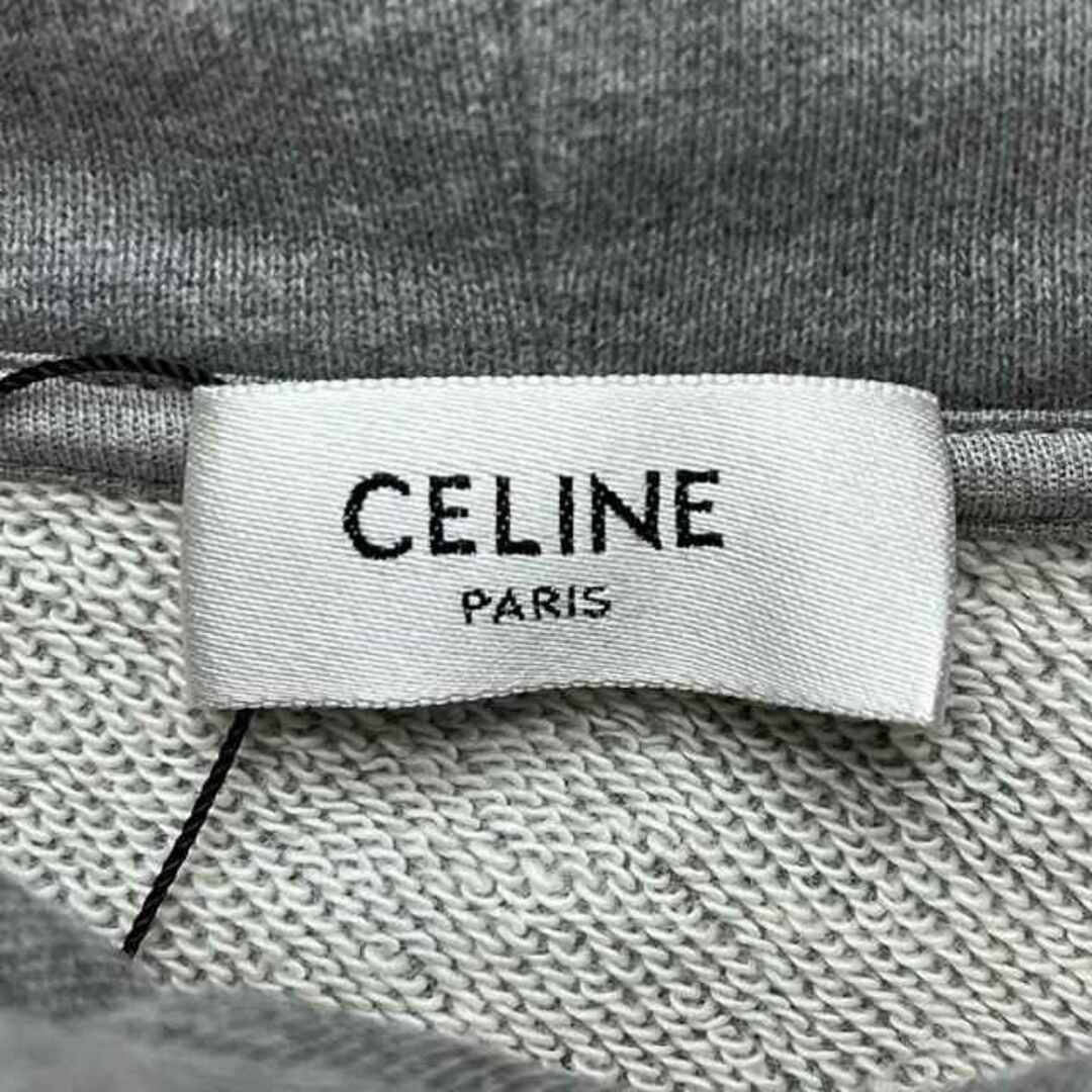 celine(セリーヌ)のCELINE 22SS スタッズ付き フーディ パーカー XL グレー メンズのトップス(パーカー)の商品写真