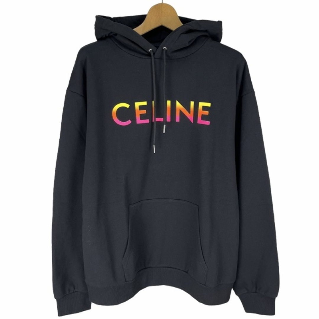 celine(セリーヌ)のCELINE 22AW グラデーション ロゴ プリント プルオーバー XL メンズのトップス(パーカー)の商品写真