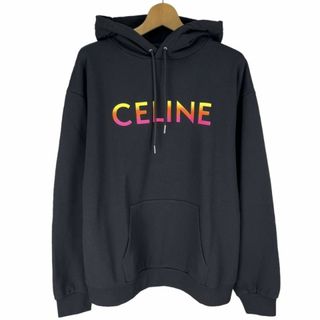 セリーヌ(celine)のCELINE 22AW グラデーション ロゴ プリント プルオーバー XL(パーカー)