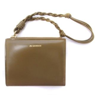 ジルサンダー(Jil Sander)のジルサンダー ミニフレンチウォレット 二つ折り 財布 カーキ系(財布)