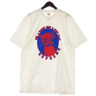 シュプリーム(Supreme)のシュプリーム 半タグ付き 23SS Tシャツ 半袖 USA製 ホワイト L(Tシャツ/カットソー(半袖/袖なし))