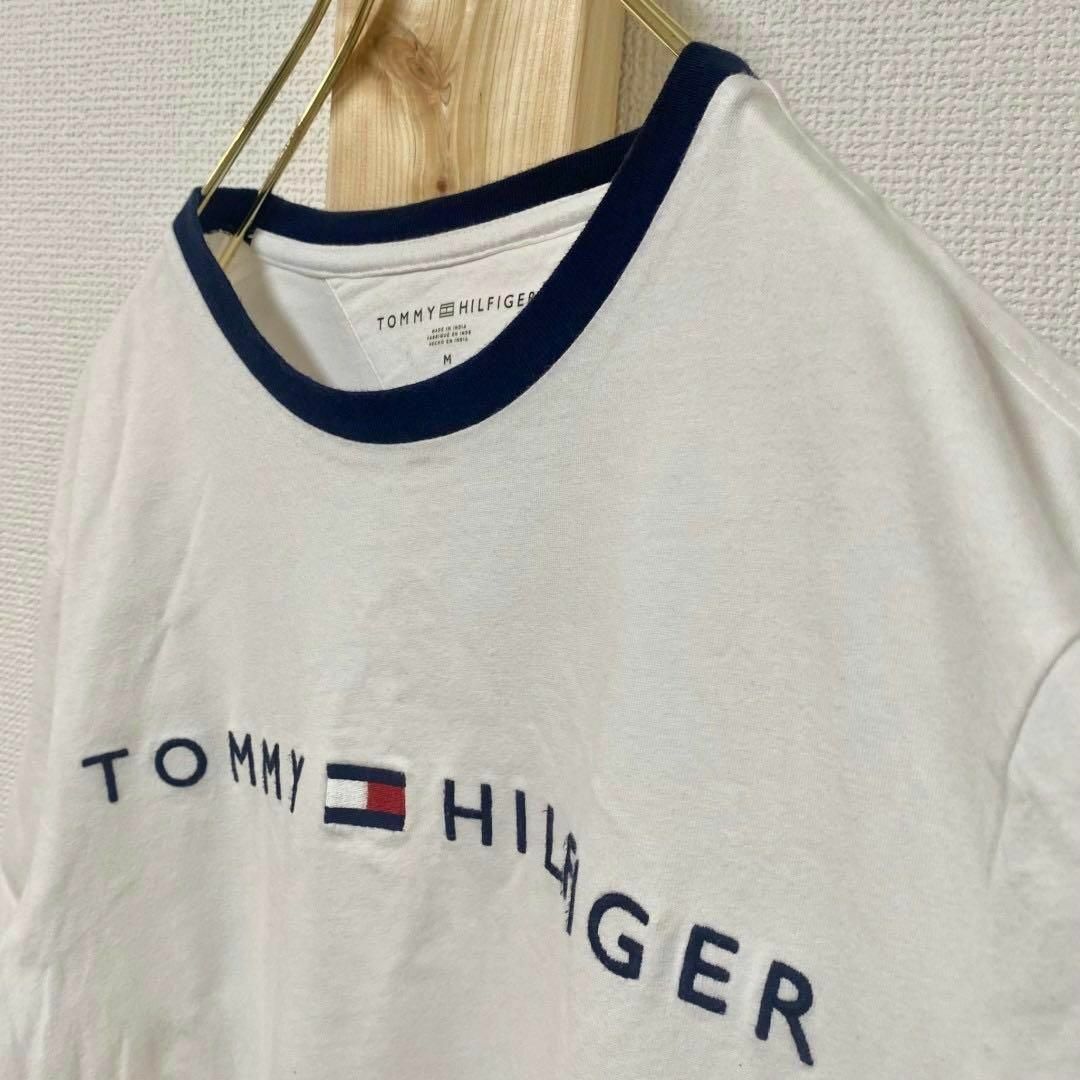 TOMMY HILFIGER(トミーヒルフィガー)のTOMMY HILFIGER メンズ　半袖リンガーTシャツ　M C2X メンズのトップス(Tシャツ/カットソー(半袖/袖なし))の商品写真