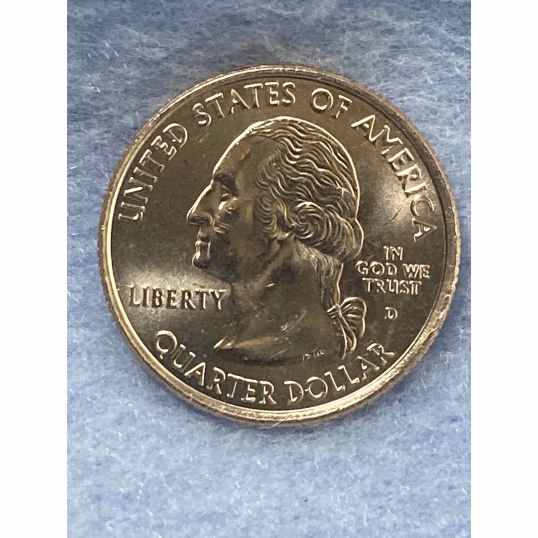 アメリカ25セント  記念硬貨Hawaii 2008-5-D エンタメ/ホビーの美術品/アンティーク(貨幣)の商品写真