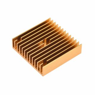 【人気商品】uxcell ヒートシンク 40x40x11mm 穴付き ステッピン(PCパーツ)