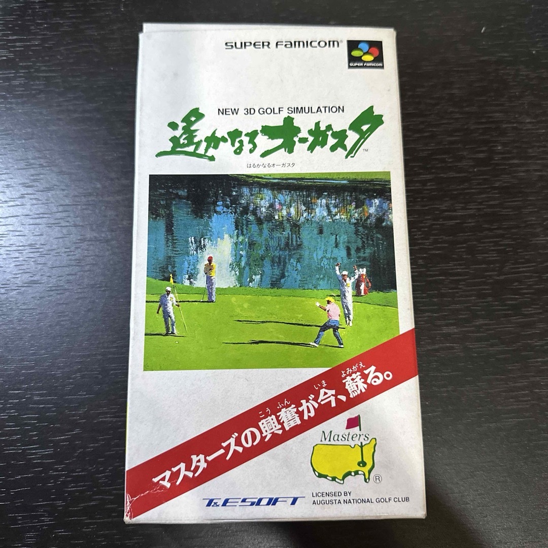 スーパーファミコン(スーパーファミコン)の遥かなるオーガスタ エンタメ/ホビーのゲームソフト/ゲーム機本体(家庭用ゲームソフト)の商品写真