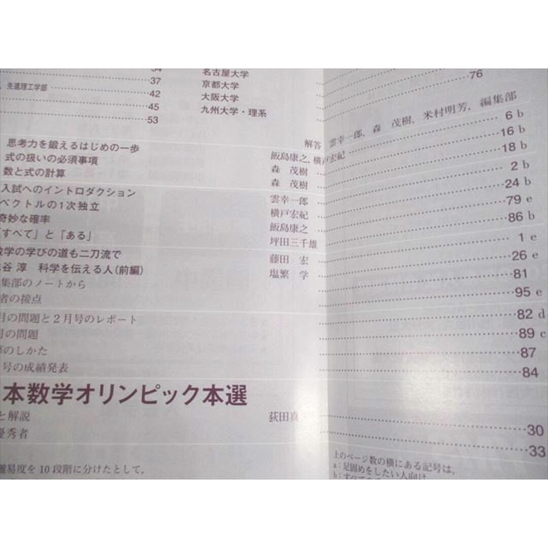 WM10-101 東京出版 大学への数学 2019年4〜7/9月号 計5冊 雲幸一郎/浦辺理樹/横戸宏紀/森茂樹/他多数 24S1D エンタメ/ホビーの本(語学/参考書)の商品写真