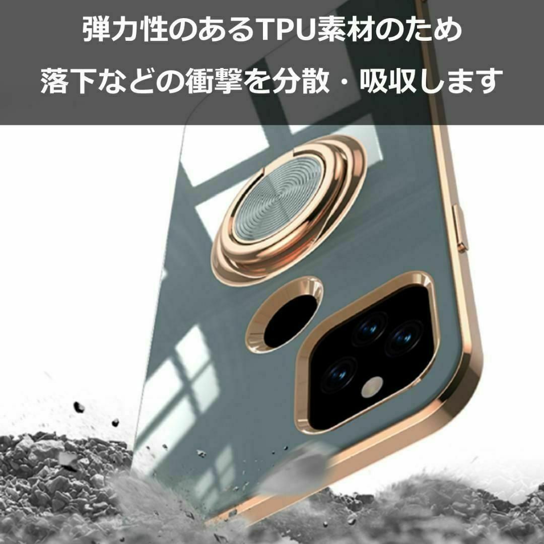 Pixel 8a ケース TPU リングG ピンク スマホ/家電/カメラのスマホアクセサリー(Androidケース)の商品写真