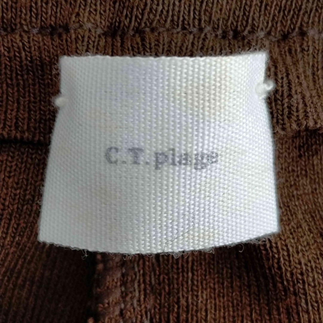 Plage(プラージュ)のPLAGE(プラージュ) C.T Plage クロップド ニットワイドパンツ レディースのパンツ(その他)の商品写真